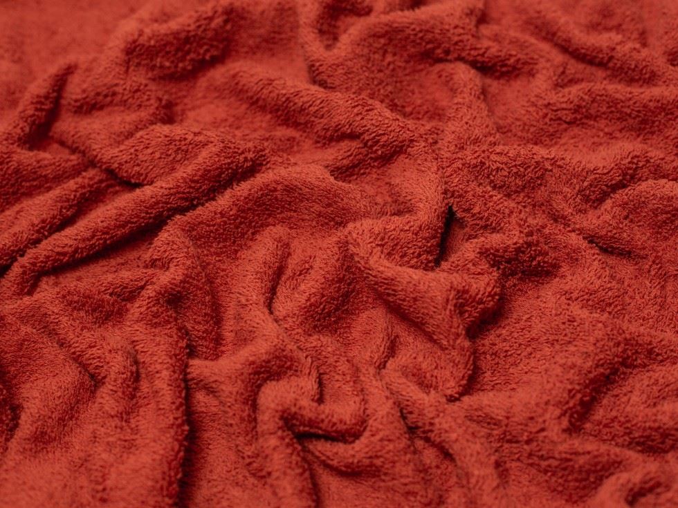Minerva Core Range Paprika Luxury Cotton Towelling Fabric