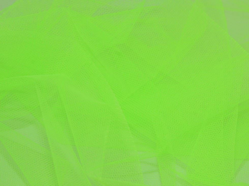 Deadstock Extra Stiff Dress Net Fabric Flo Green