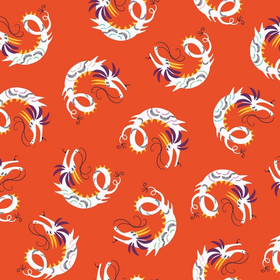 Dashwood Studio Silk Roads 100% Cotton Poplin Fabric
 
