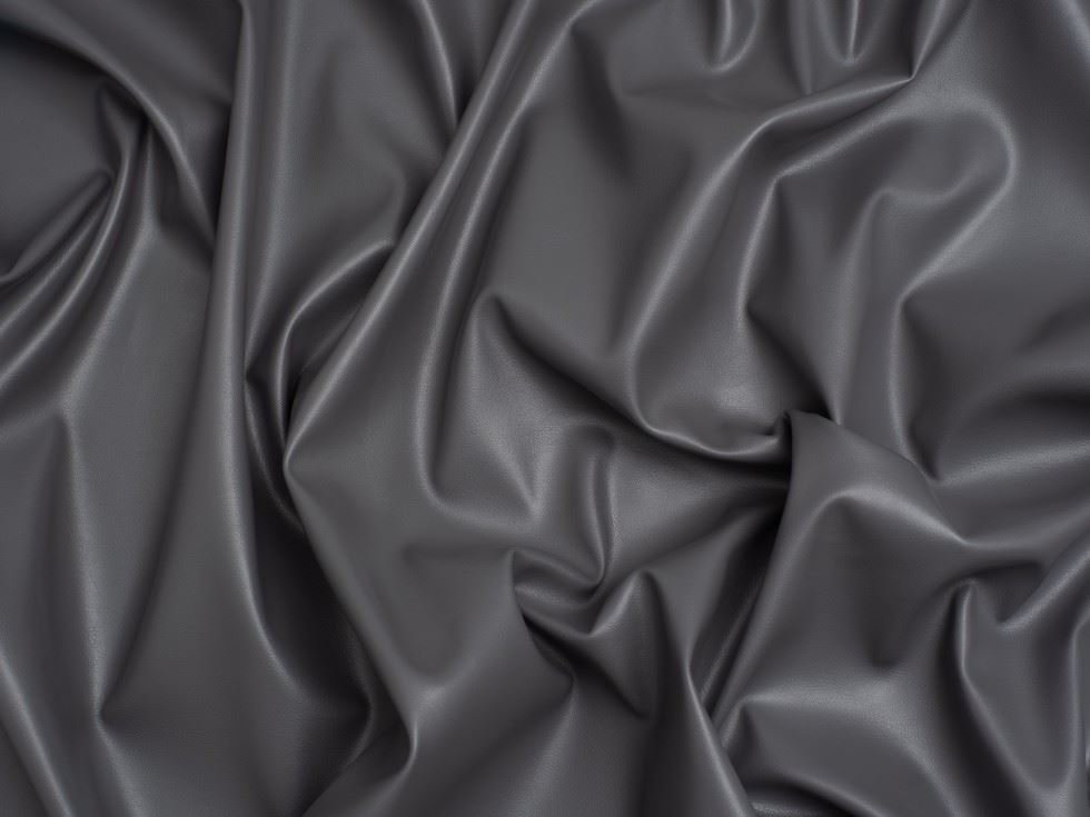 Minerva Core Range Dark Taupe Stretch Faux Leather Fabric