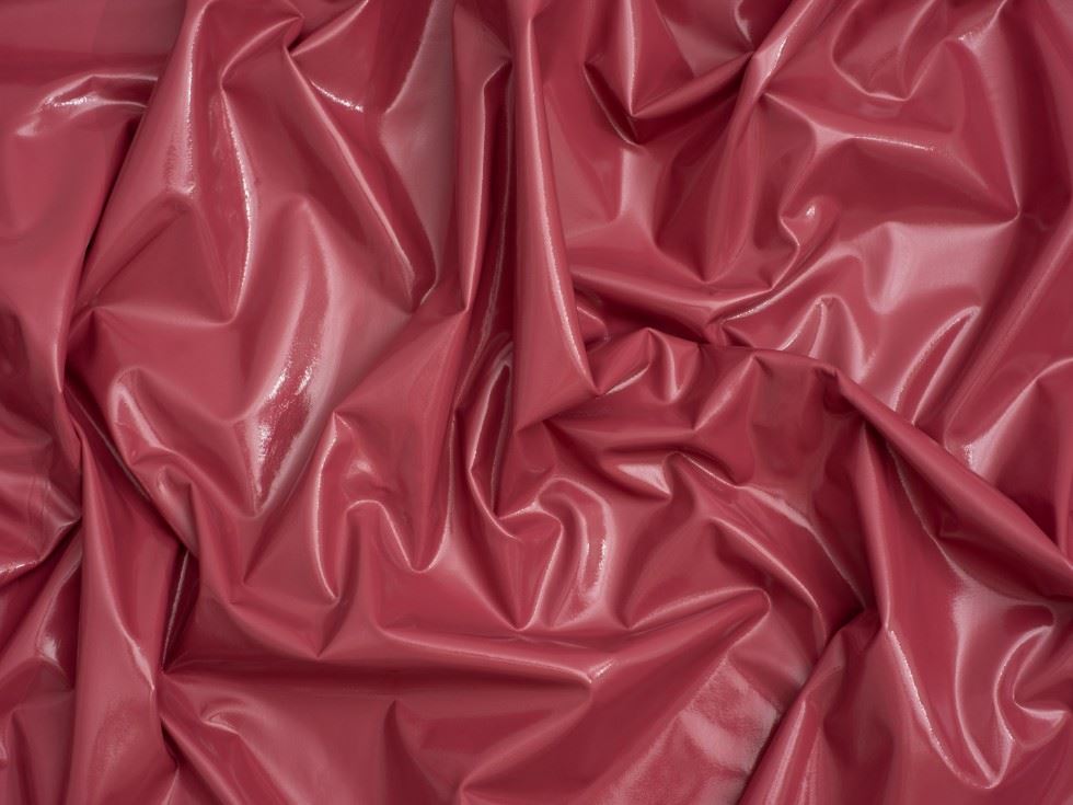 Minerva Core Range Glossy PVC Vinyl Fabric Rose
 