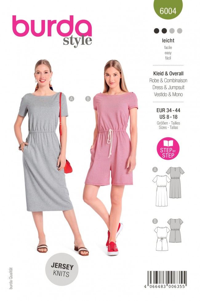 Burda Paper Sewing Pattern 6004
 