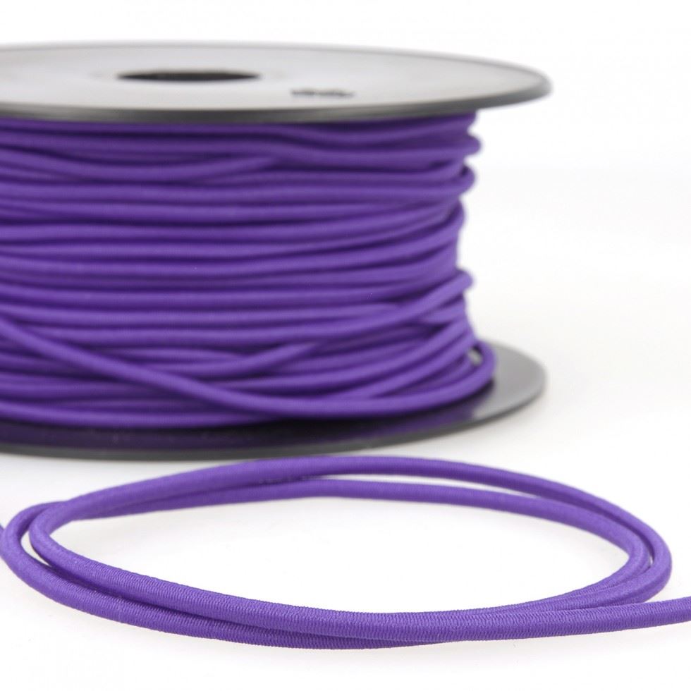 Stephanoise Round Elastic Cord Violet