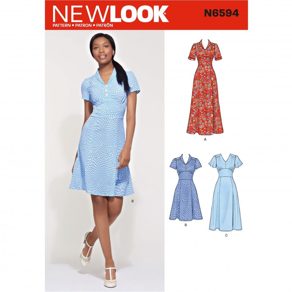 New Look Paper Sewing Pattern 6594
 