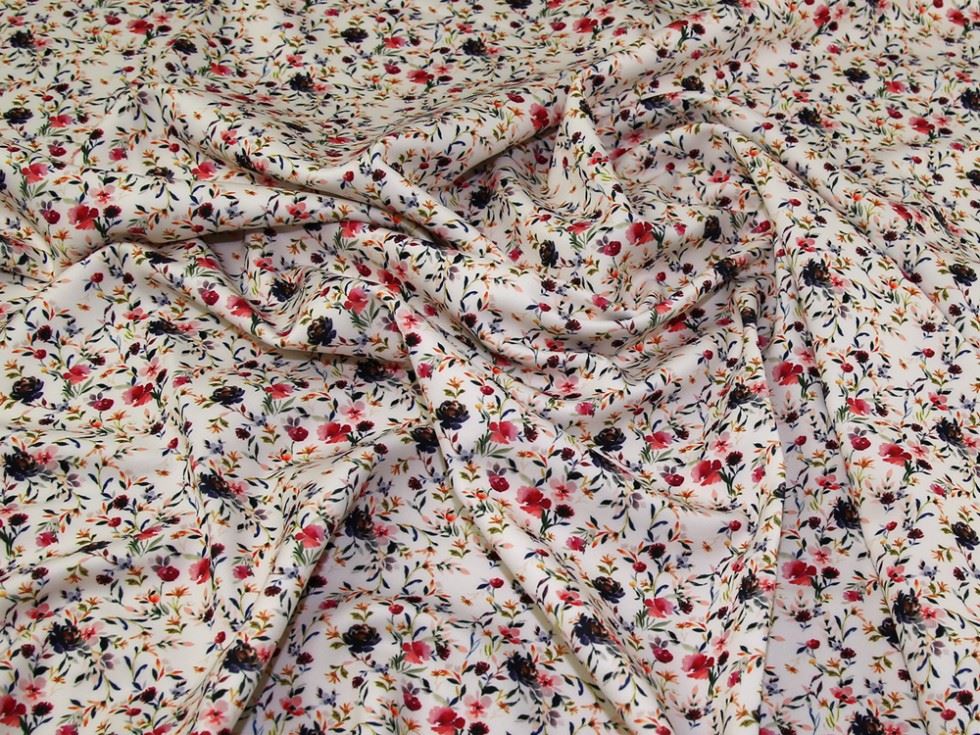 Lady Mcelroy Multicoloured Scuba Stretch Knit Fabric