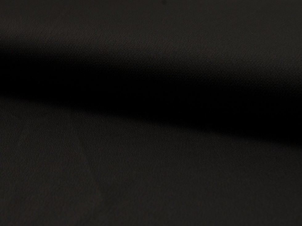 Black Deadstock Bubble Textured Satin Fabric