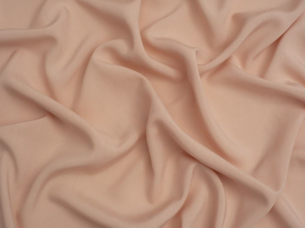 Minerva Core Range Blush Rose Viscose Poplin Fabric