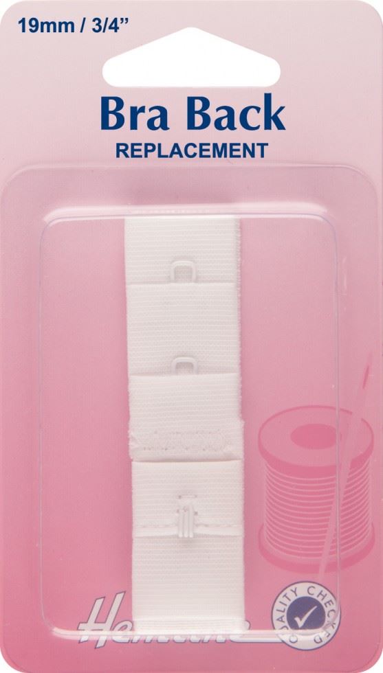 Hemline White Bra Back Replacements