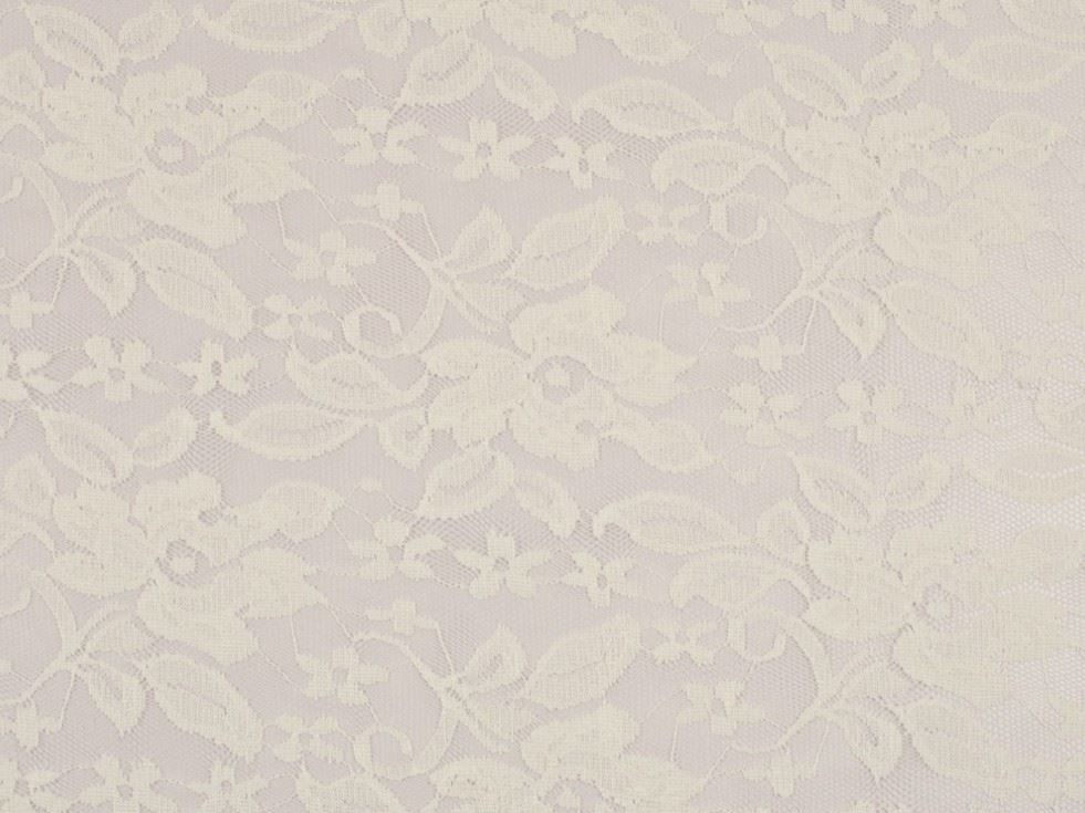 Cream Deadstock Fiona Lace Fabric