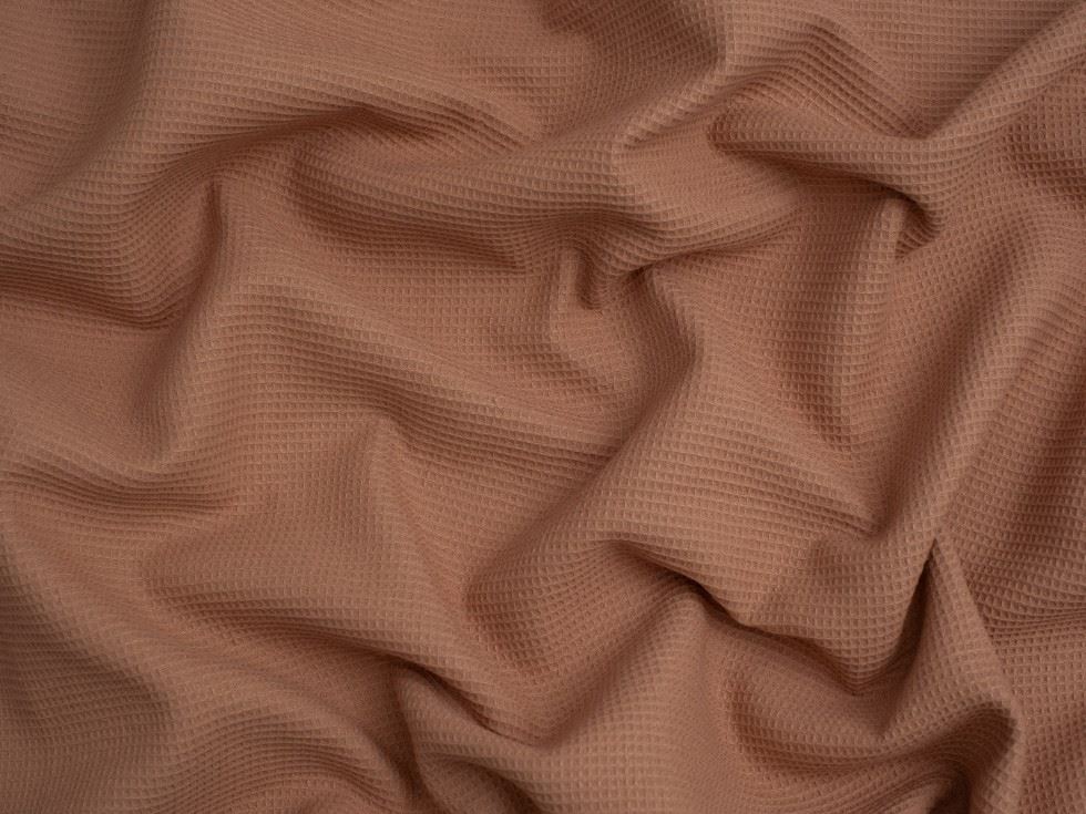 Minerva Core Range Plum Mini Cotton Waffle Fabric