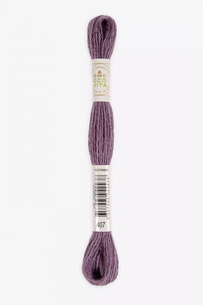 Dmc 407 Eco Vita Organic Wool Embroidery Thread