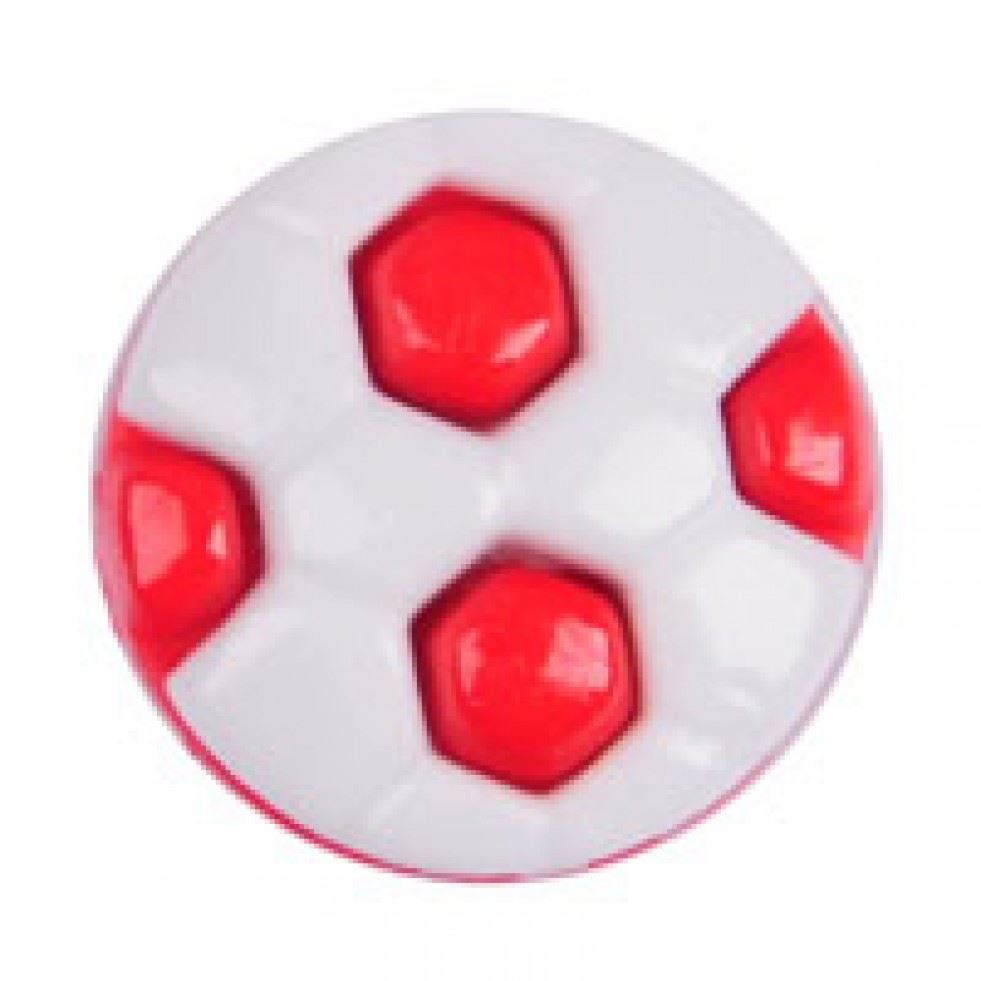 Trimits Red Football Buttons (Value Pack)