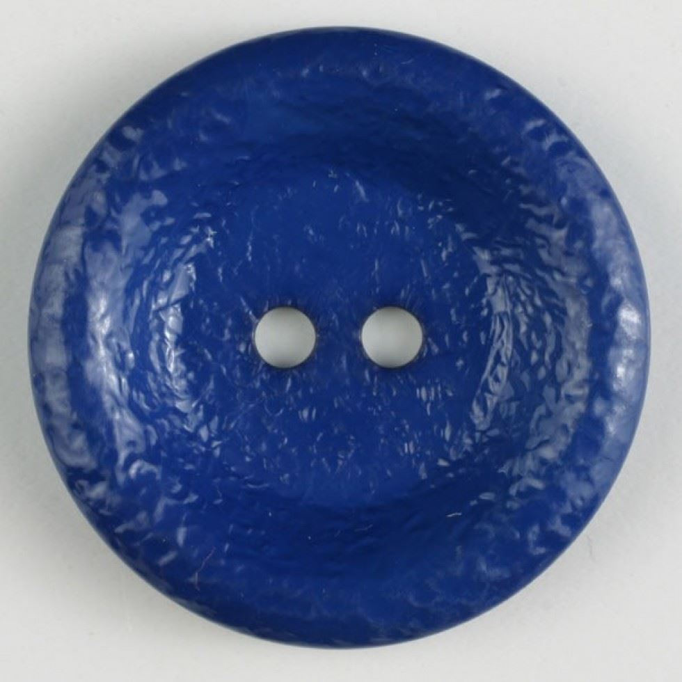 Dill Round Plastic Buttons (Value Pack) Royal Blue