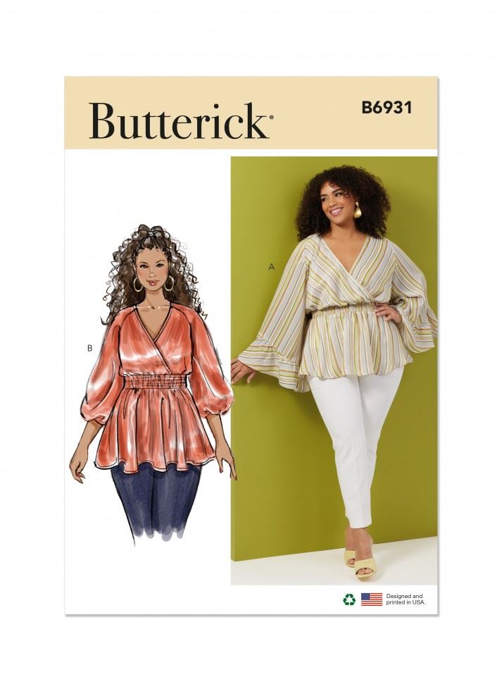 Minerva Sewing Pattern 6931 Butterick Butterick-6931-W3
