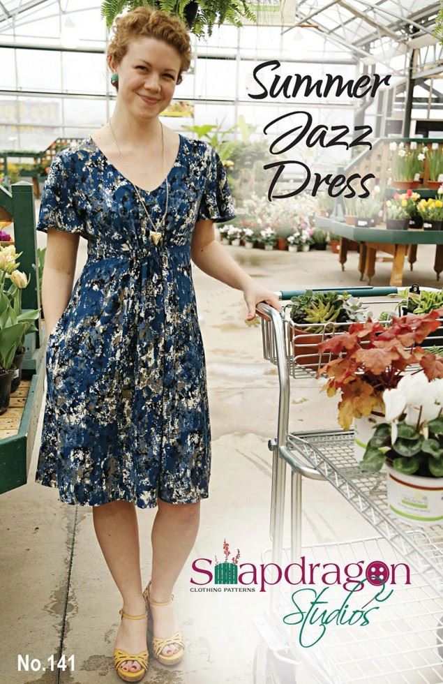 SnapDragon Studios Paper Sewing Pattern Summer Jazz Dress