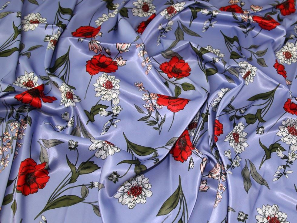 John Kaldor Wedgewood Santa Cruz Stretch Woven Satin Fabric
