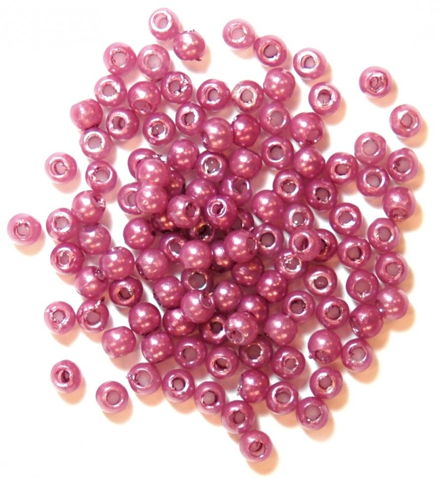 Craft Factory Lavender Round Pearl Beads