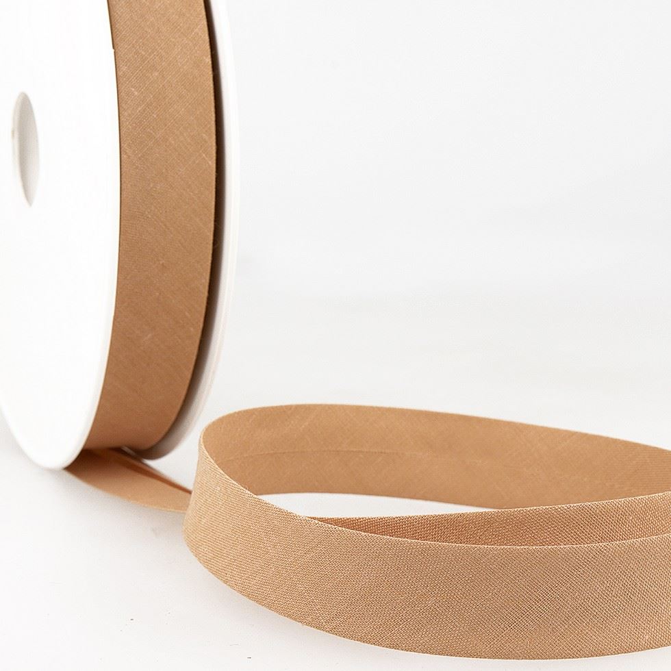 Stephanoise Polycotton Bias Binding Tape Taupe
 