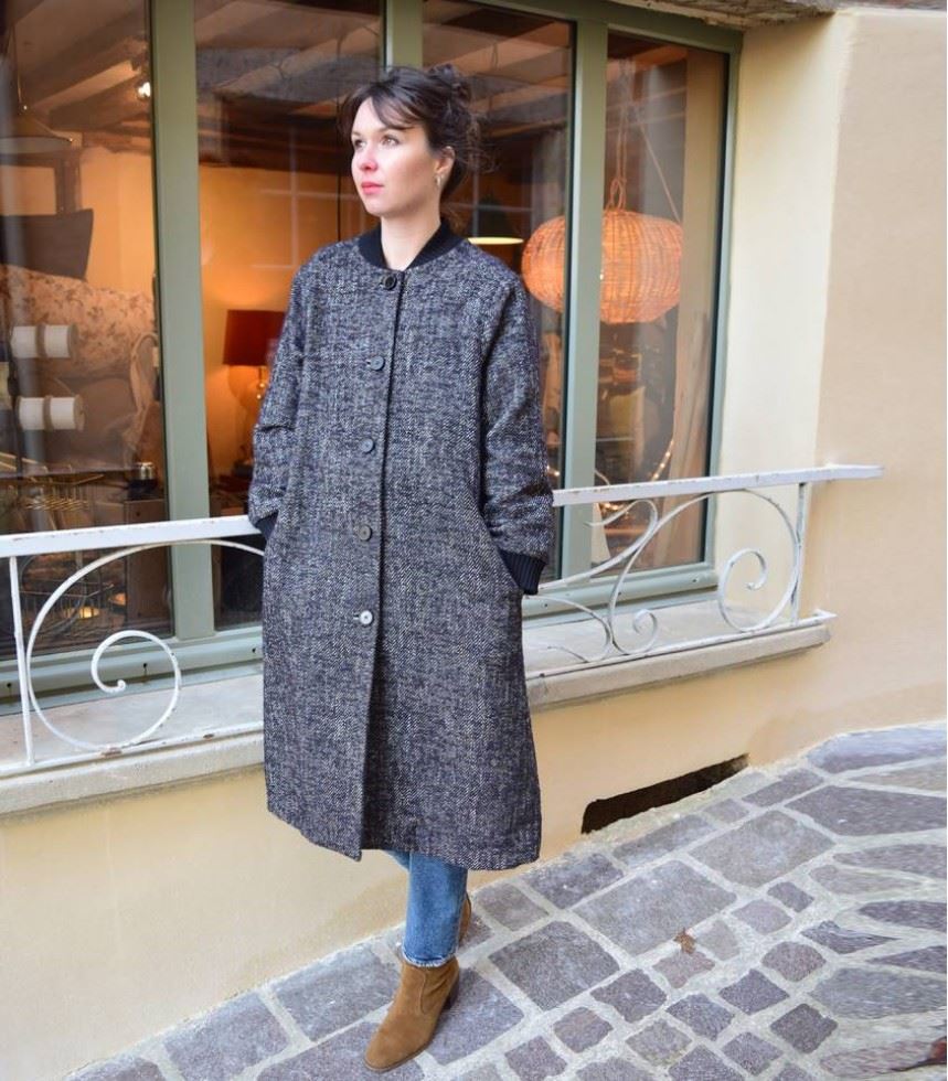 Cousette Paper Sewing Pattern Frisquette Coat
 