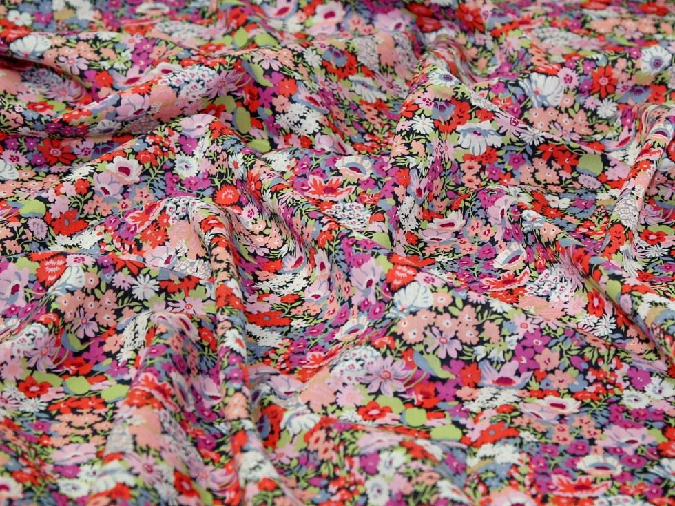 Liberty London Pink Thorpe Augusta Linen Cotton Fabric