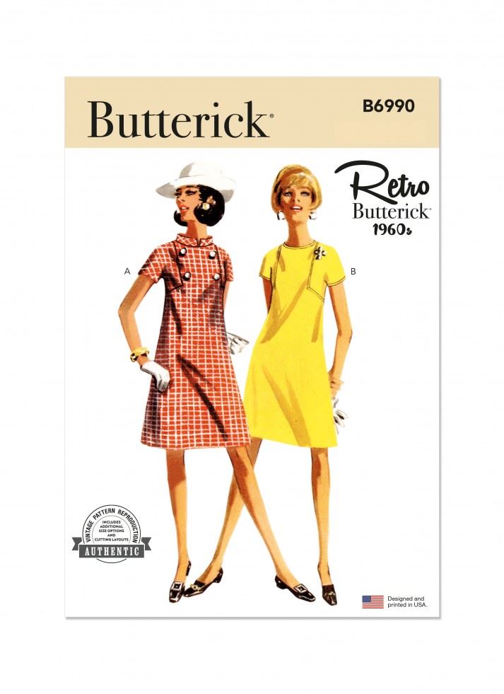 Minerva Sewing Pattern 6990 Butterick Butterick-6990-K5