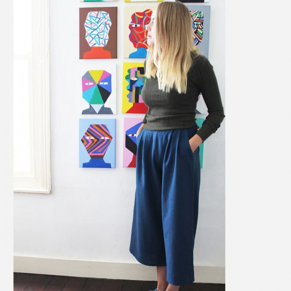 Sewgirl Paper Sewing Pattern Elsie Culotte Trousers
 