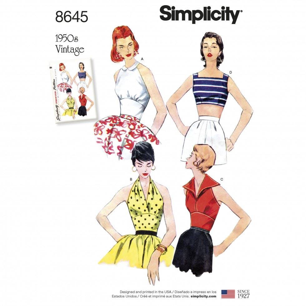 Simplicity Sewing Pattern 8645