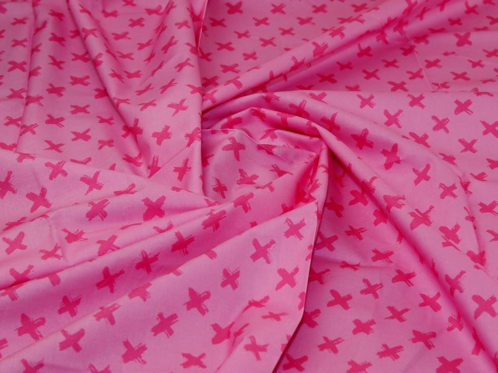 Pink Deadstock 100% Cotton Fabric