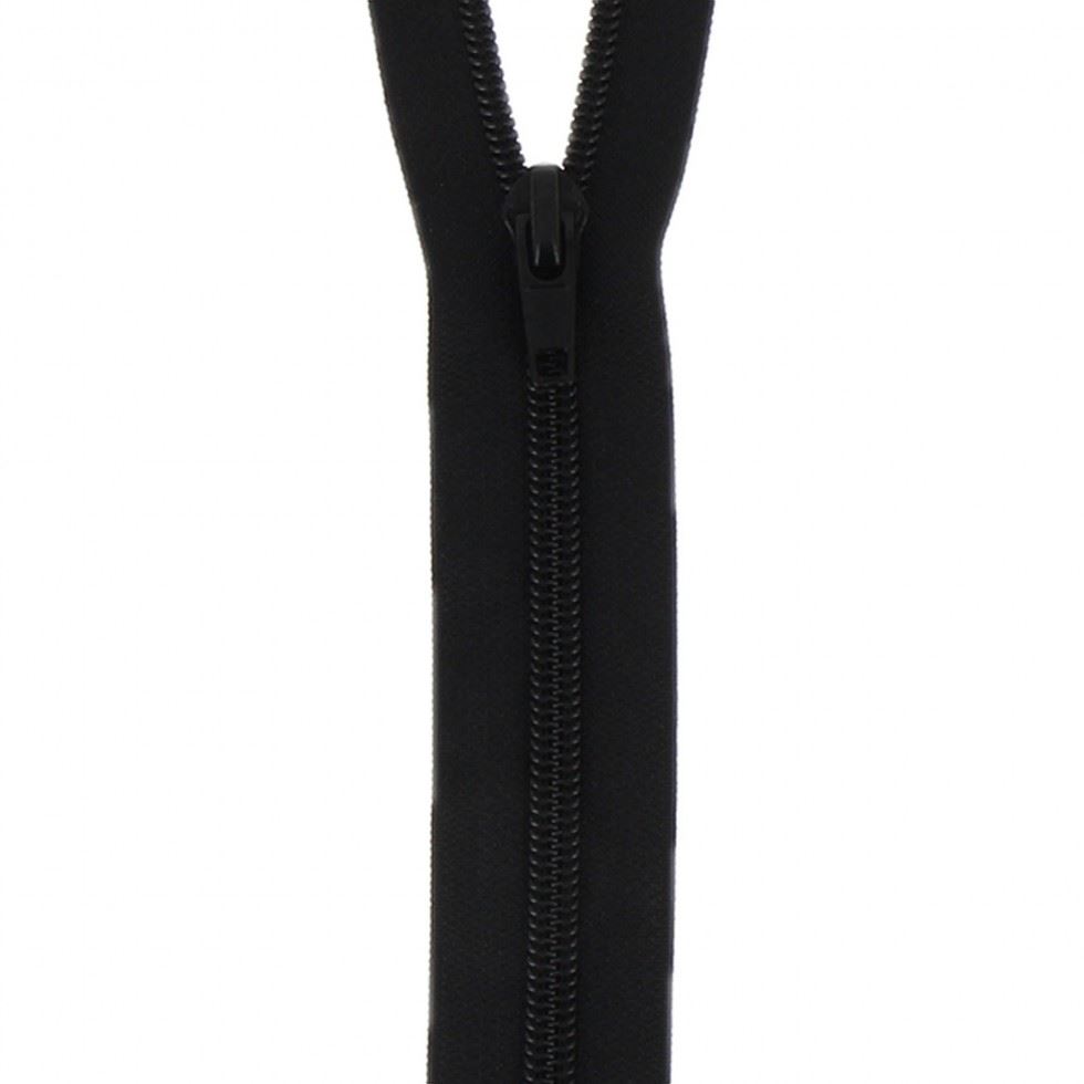 Milward Black Nylon Open End Zips