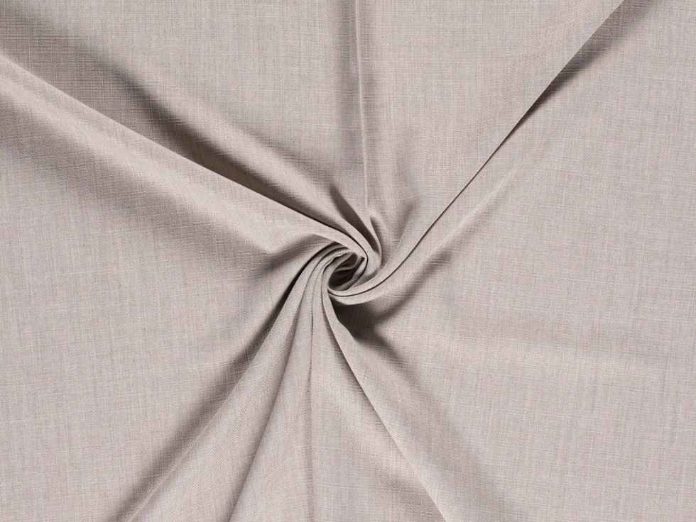 Cream Linen Look Textured Polyester Suiting Fabric