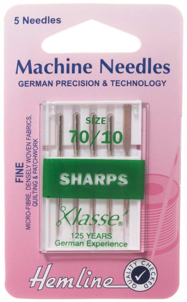 Hemline Sharps Sewing Machine Needles