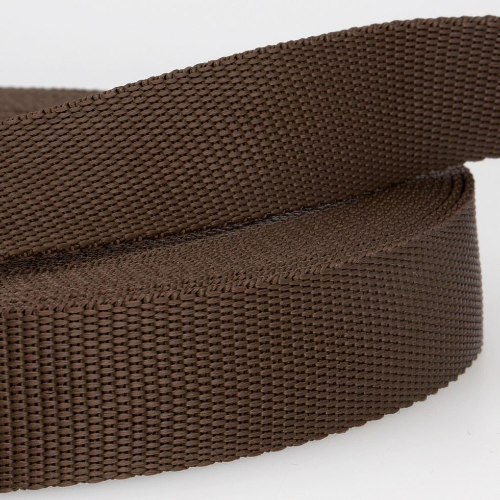 Stephanoise Polypropylene Webbing Coffee Brown