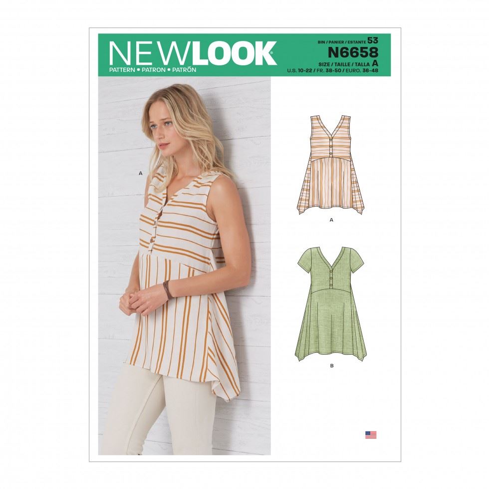 New Look Paper Sewing Pattern 6658
 