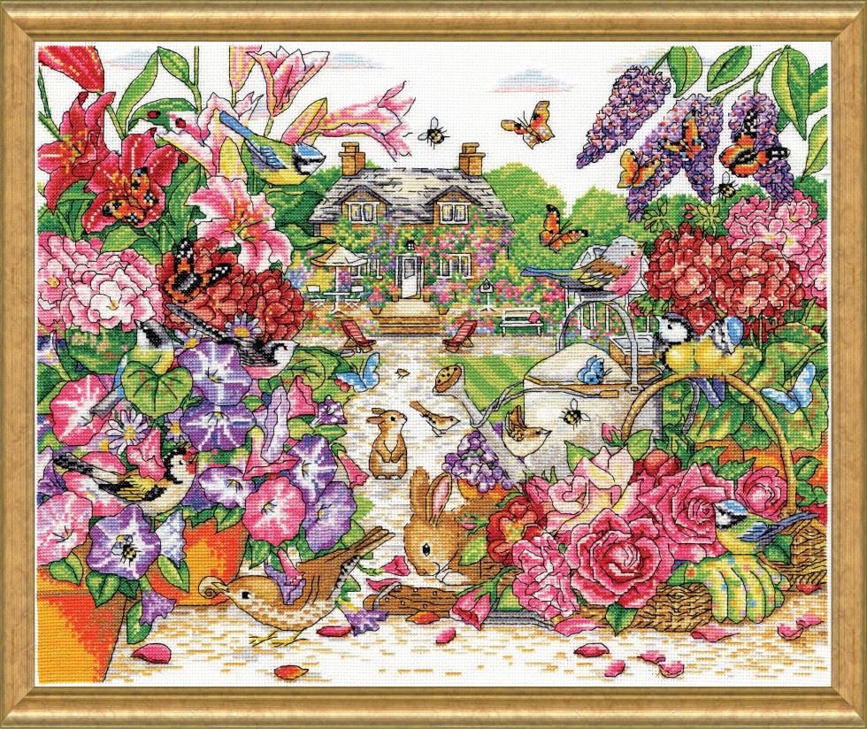 Design Works Full Bloom Garden Counted Cross Stitch Kit
 