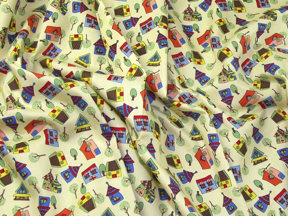 Lemon Deadstock 100% Cotton Poplin Fabric