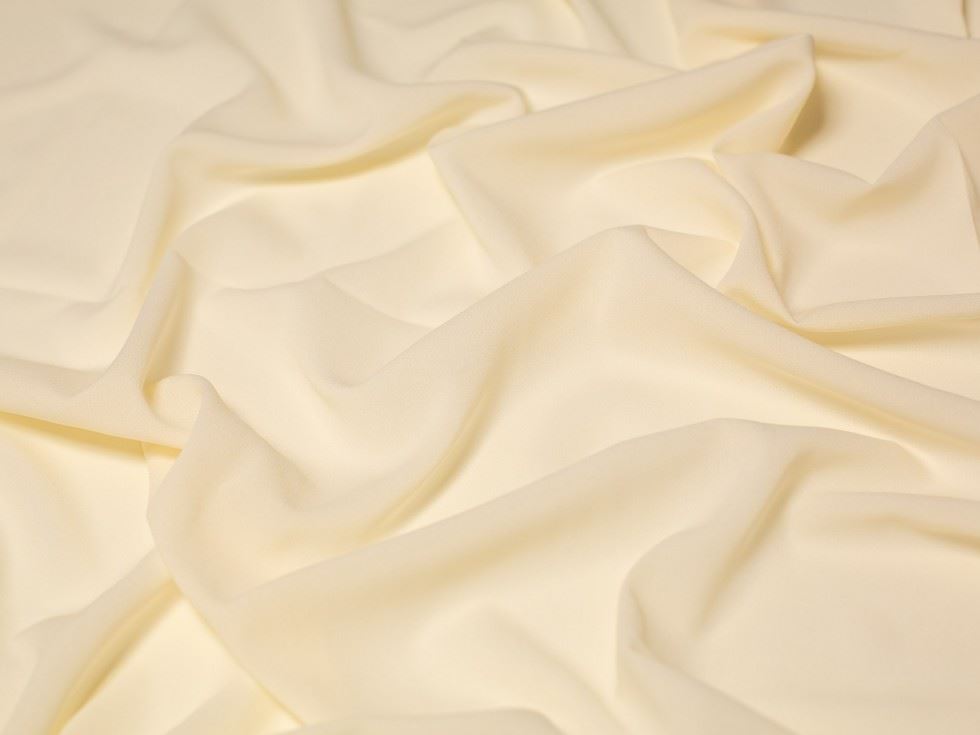 Minerva Core Range Ecru Single Georgette Fabric
