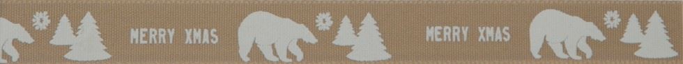 Berisfords Polar Bear Ribbon Oatmeal