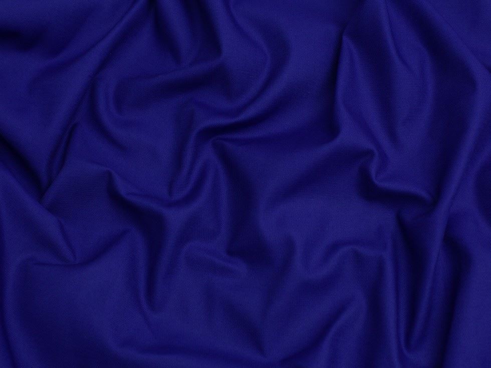 Minerva Core Range Polyester Cotton Drill Fabric Royal Blue
 
