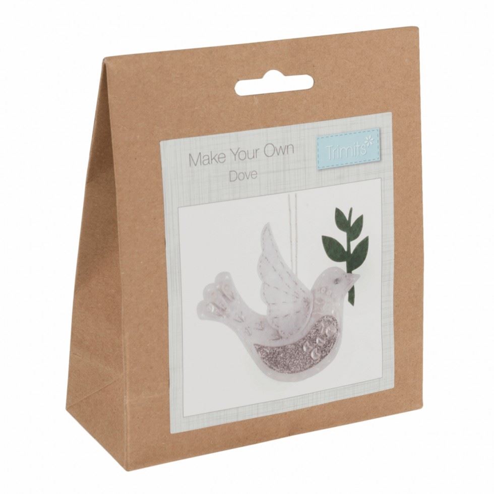 Trimits Felt Decoration Kit Christmas Dove