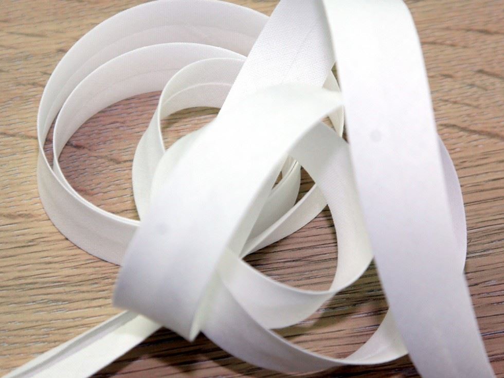 Prym White Cotton Bias Binding Tape