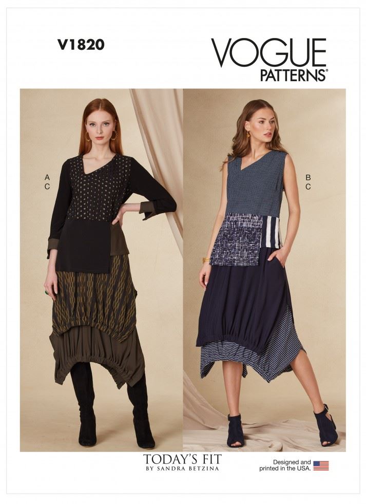 Vogue Paper Sewing Pattern 1820
