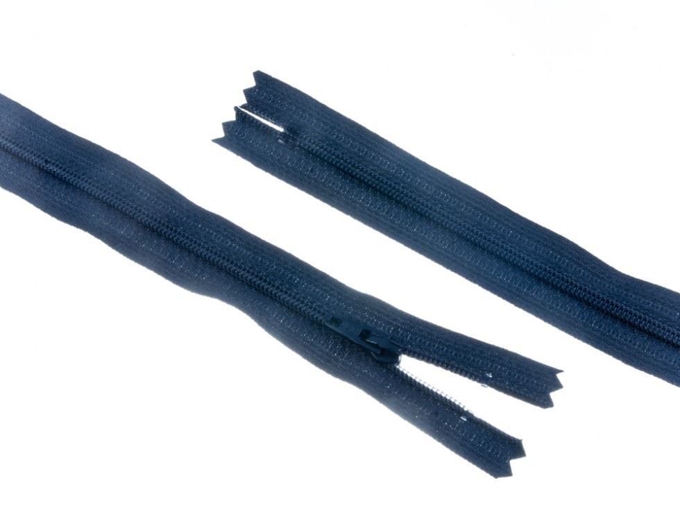 YKK Nylon Closed End Dress Zips Charcoal Grey