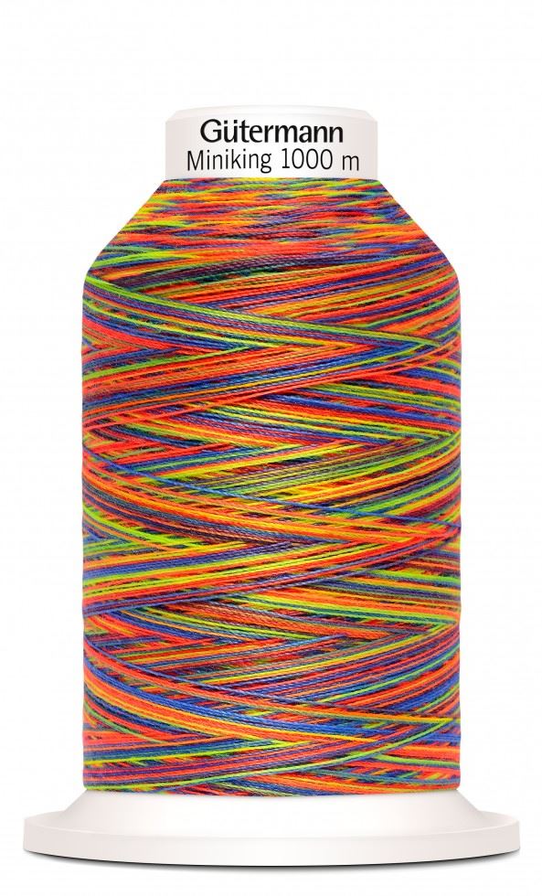 Minerva Multicolour Miniking Overlocker Thread 9822 Gutermann 7152649822