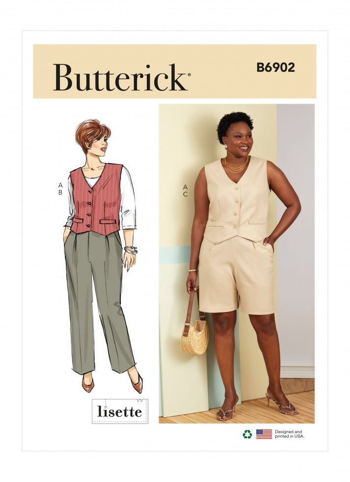 Butterick Paper Sewing Pattern 6902
 