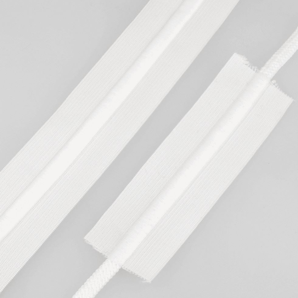 Stephanoise Elastic Tape With Cord White