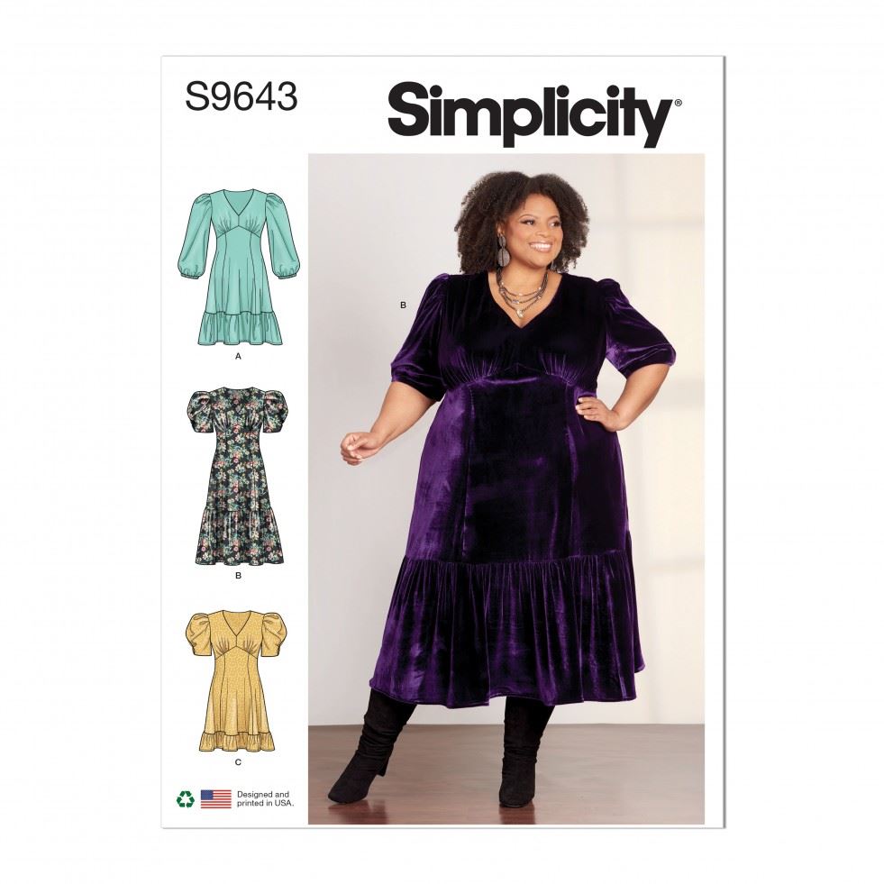 Simplicity Paper Sewing Pattern 9643
 