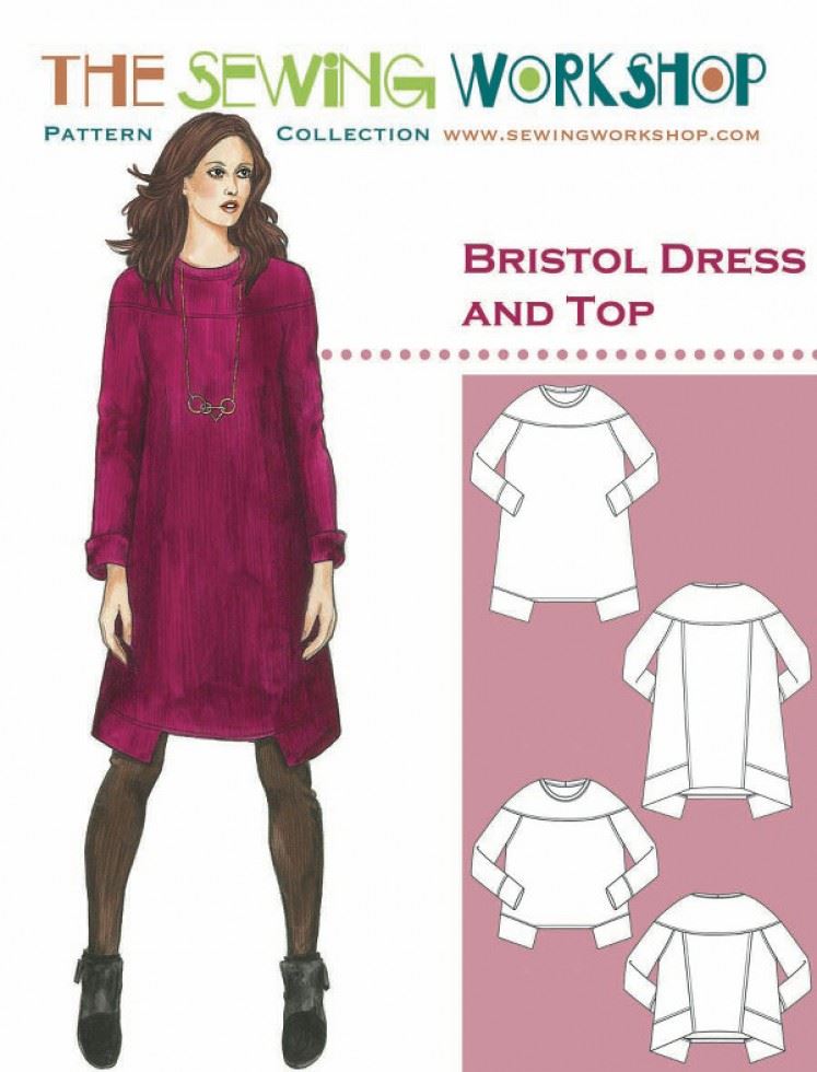 The Sewing Workshop Paper Sewing Pattern Bristol Dress & Top