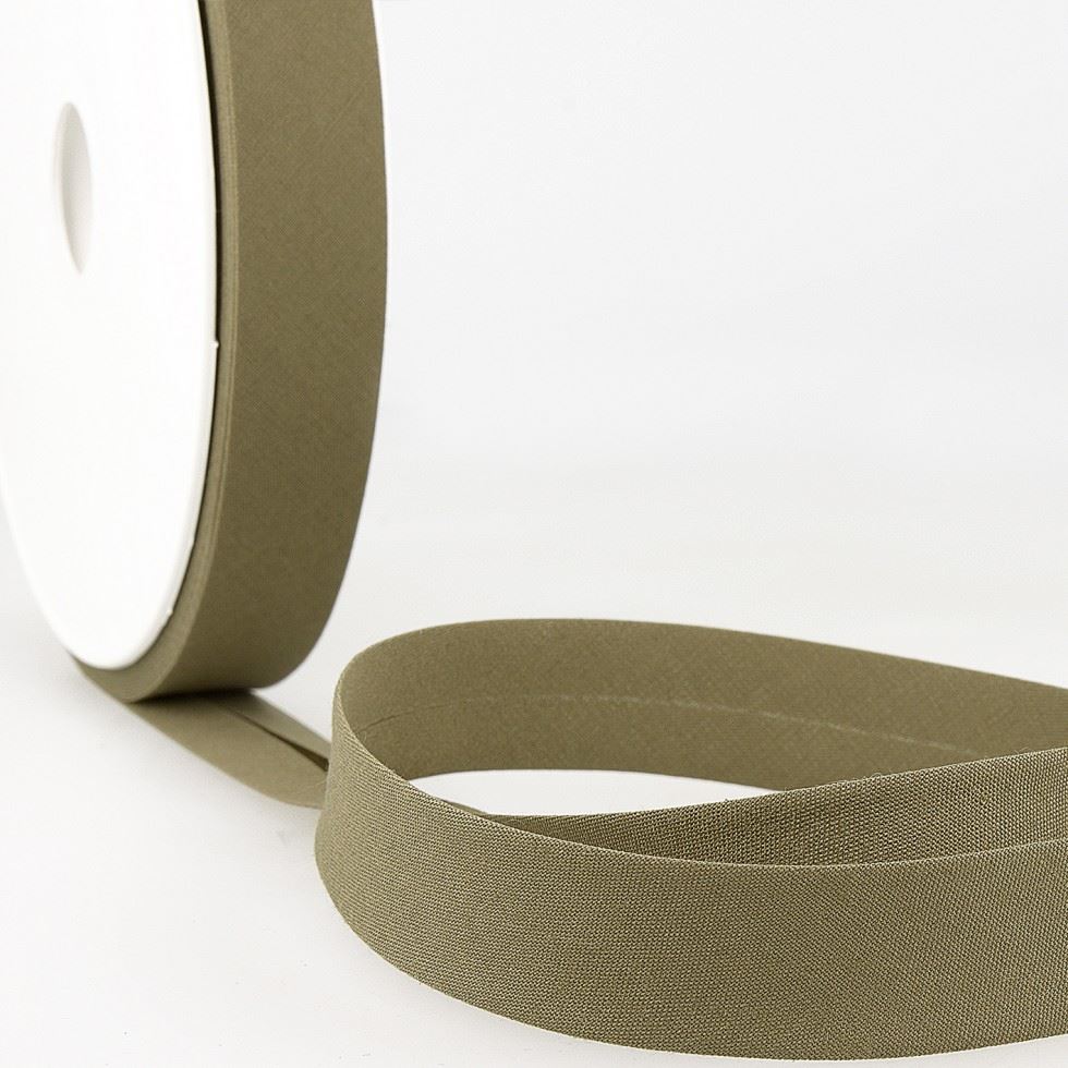 Stephanoise Polycotton Bias Binding Tape Khaki Green
 