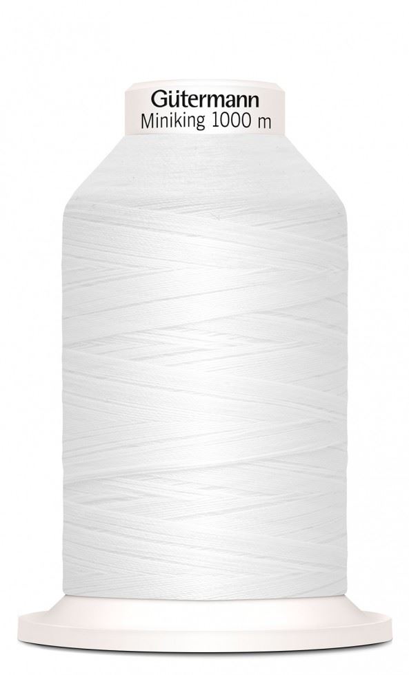 Gutermann Miniking Overlocker Thread 800 White