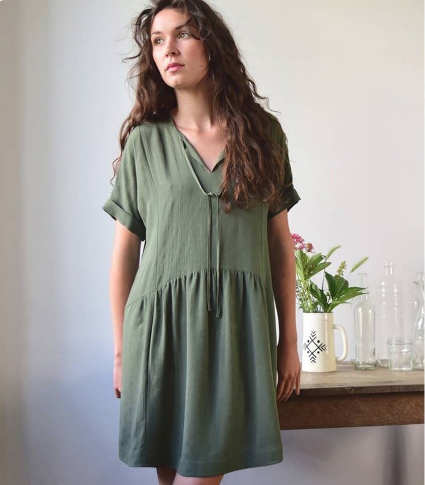 Cousette Paper Sewing Pattern Guinguette Dress
 
